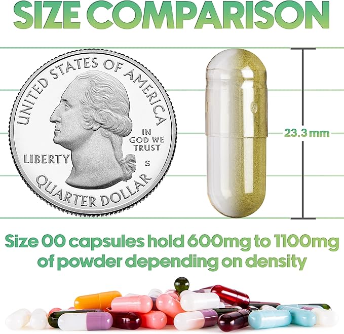 XPRS Nutra Size 00 Empty Capsules - 1000 Count Empty Gelatin Capsules - Empty Pill Capsules - DIY Capsule Filling - Fillable Pill Capsules Empty Gel Caps (Purple)