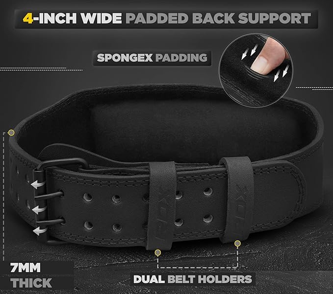 RDX Weight Lifting Belt Gym Fitness 4” 6” 6” Padded 10 Adjustable