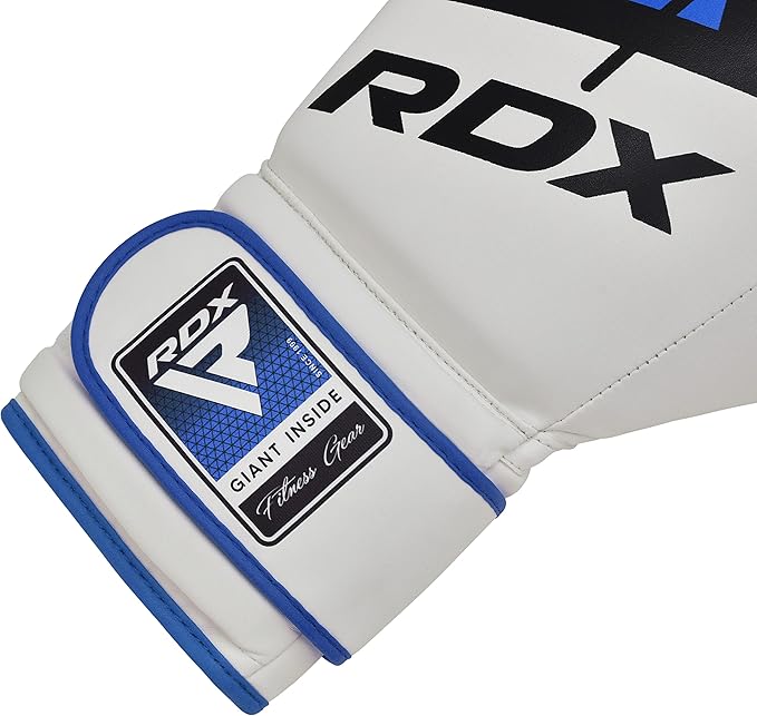 RDX Boxing Gloves EGO, Sparring Muay Thai Kickboxing MMA Heavy Training Mitts, Maya Hide Leather, Ventilated, Long Support, Punching Bag Workout Pads, Men Women Adult 8 10 12 14 16 oz