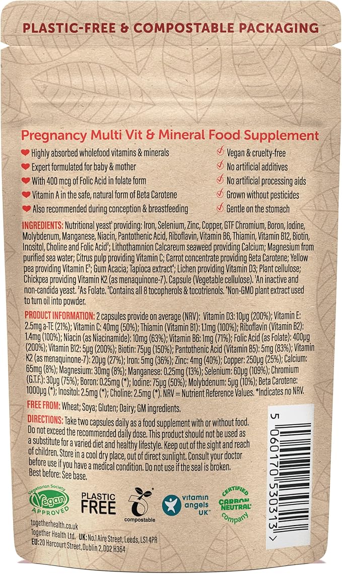 Together - Pregnancy Multivitamin 60 Capsules