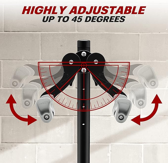 Ibera Wall Mount Hanger, Indoor Bicycle Hook Holder Storage Rack for Home or Garage