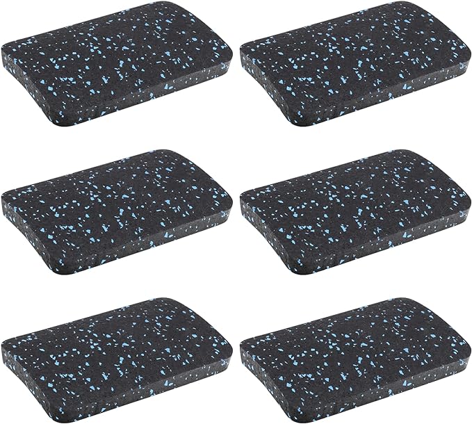 Treadmill Mat Pads 4.7" x 3.2" x 0.5" (6 (6 PCS)