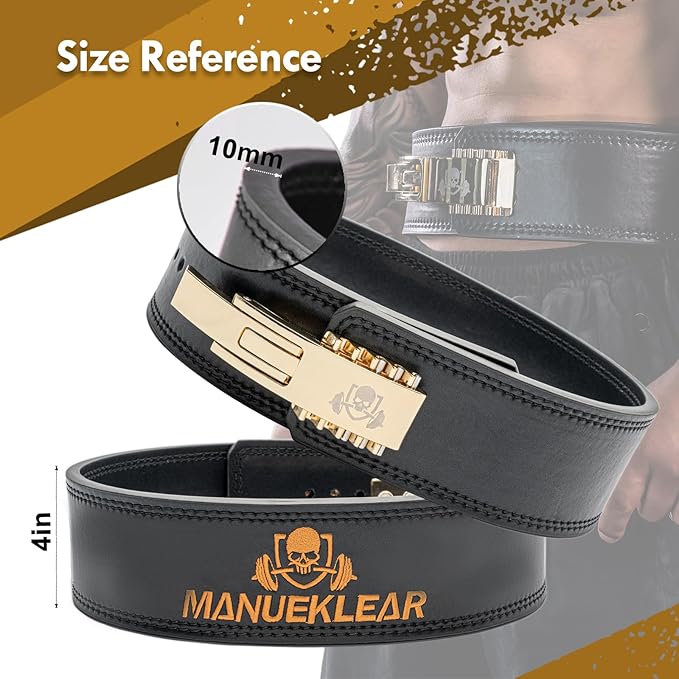 Lever Belt Weightlifting 10mm Back