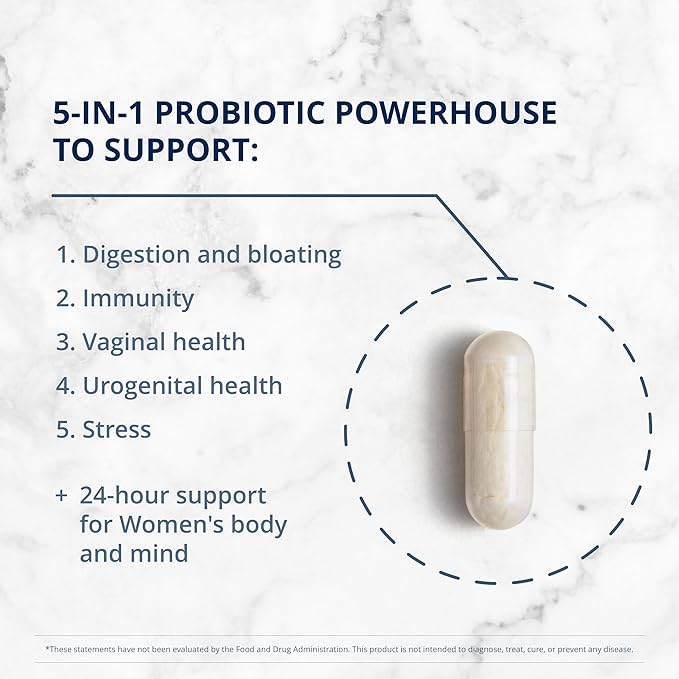 Metagenics Ultraflora Complete Women's Probiotic - 5-in-1 Multi-Benefit Probiotic for Women* - Supports Digestive, Immune, Vaginal, Urogenital Health* - 30 Capsules
