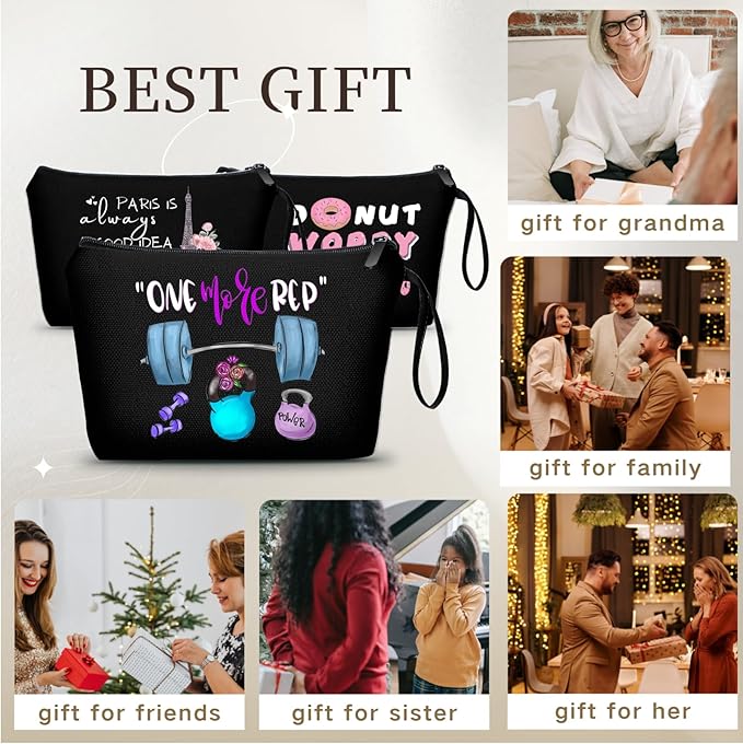 Workout Gifts for Women: Gym Makeup Bag, Cool Gifts for Female Friends & Fitness Lovers