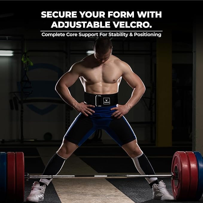 Quick Locking Weight Lifting Belt - Adjustable Lifting 4 inch