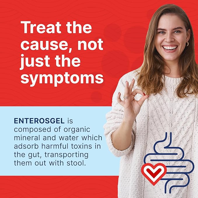 Enterosgel Toxin Binding Gel For Cleansing The Gut 225G (Pack Of 3)