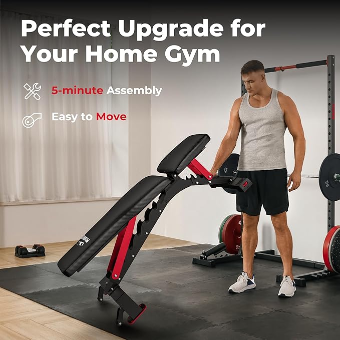 FLYBIRD Weight Bench 1200LBS Weight