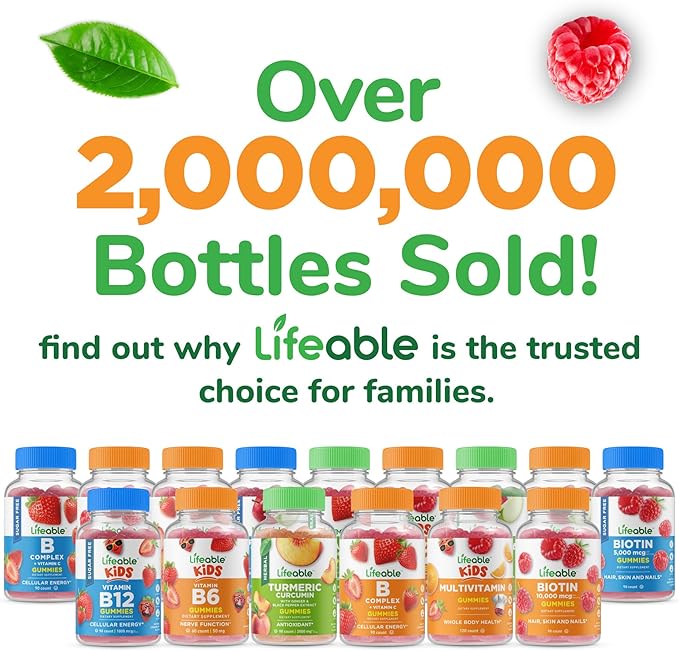 Lifeable Zinc Gummies | 50mg | Great Tasting Natural Flavor Zinc Vitamins | Gluten Free, Vegetarian, GMO-Free Zinc Chewable | for Immune Support | 90 Gummies