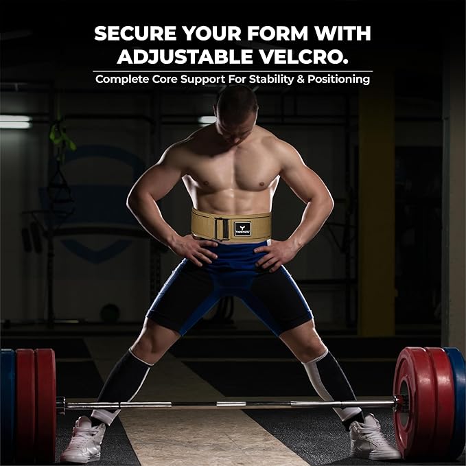Quick Locking Weight Lifting Belt - Adjustable Lifting 4 inch