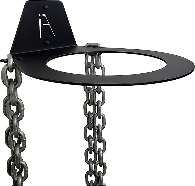 IRON AMERICAN USA Dynamax Medicine Ball Wall Mount Storage Rack, 8.5 Inches Inside Diameter, 30-lb Capacity, for Gym Exercise Sports Balls, Wall Balls and Slam Balls, Hardware Included