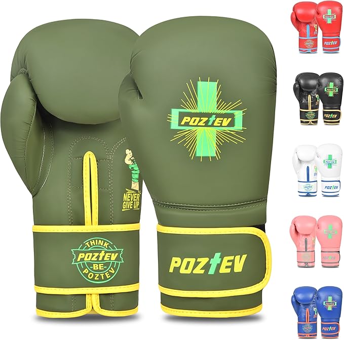 Boxing Gloves for Men & Women Professional Workout Gloves for Sparring, Heavy Bag Training - Muay Thai Focus Mitts Punching Bag Ideal for MMA & Kickboxing Gloves