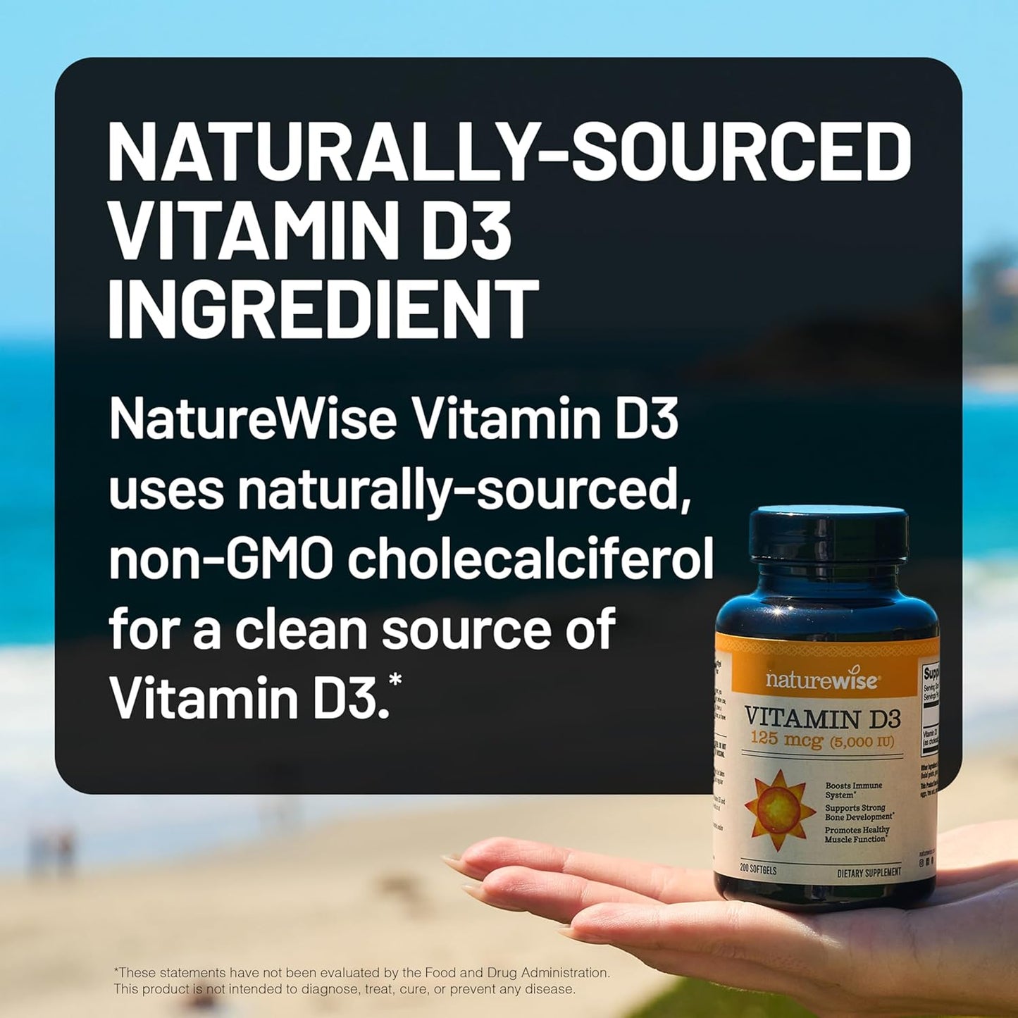 NatureWise Vitamin D3 5000iu 1 Year Supply for Immune Support, Healthy Muscle Function, and Bone Health - Non-GMO, Gluten Free in Organic Extra Virgin Olive Oil, , 360 Count