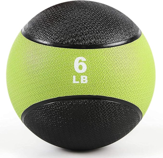 RitFit Weighted Medicine Ball - Non-Slip Rubber Shell