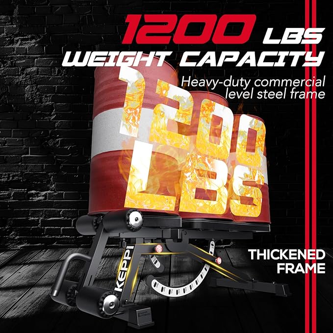 Keppi 1200LB Weight Bench Bench1000 PRO