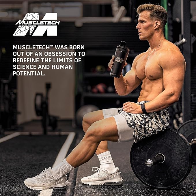 Muscletech Whey Protein Powder (Strawberry, 4 Pound) - Nitro-Tech Muscle Building Formula with Whey Protein Isolate & Peptides - 30g of Protein, 3g of Creatine & 6.6g of BCAA