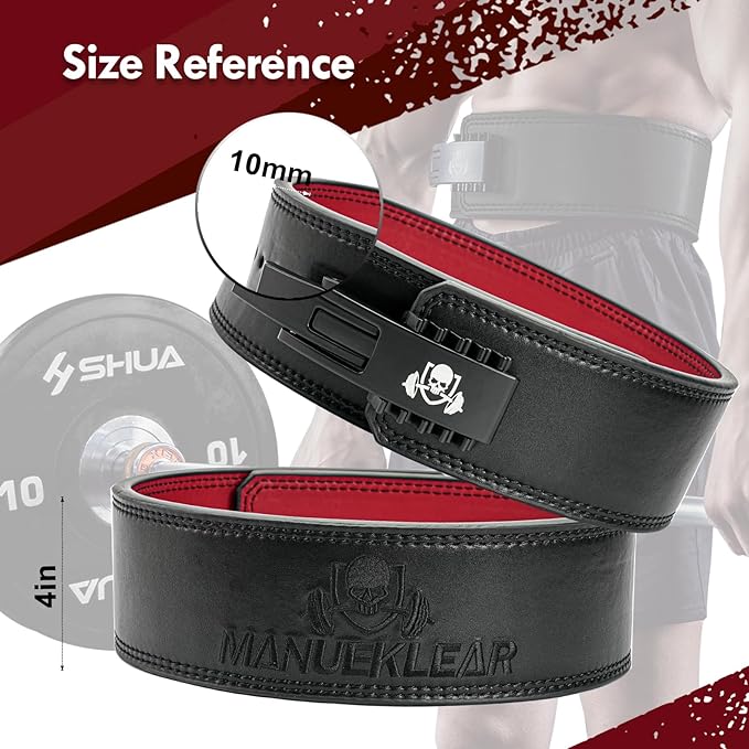 Lever Belt Weightlifting 10mm Back