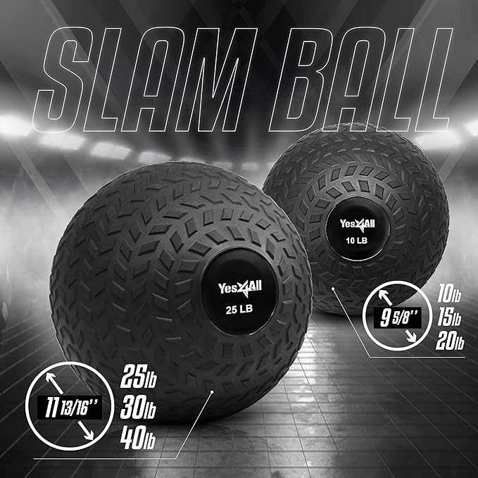 Yes4All Slam Ball 10-40lb Medicine