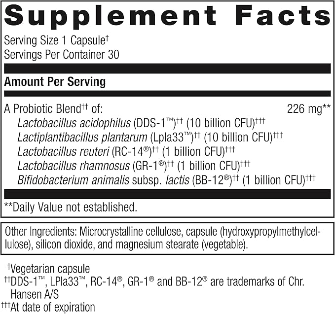 Metagenics Ultraflora Complete Women's Probiotic - 5-in-1 Multi-Benefit Probiotic for Women* - Supports Digestive, Immune, Vaginal, Urogenital Health* - 30 Capsules