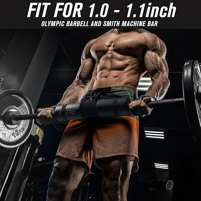 G4Free 7pcs Barbell Pad Set for Squat 2 Gym 3 Hip