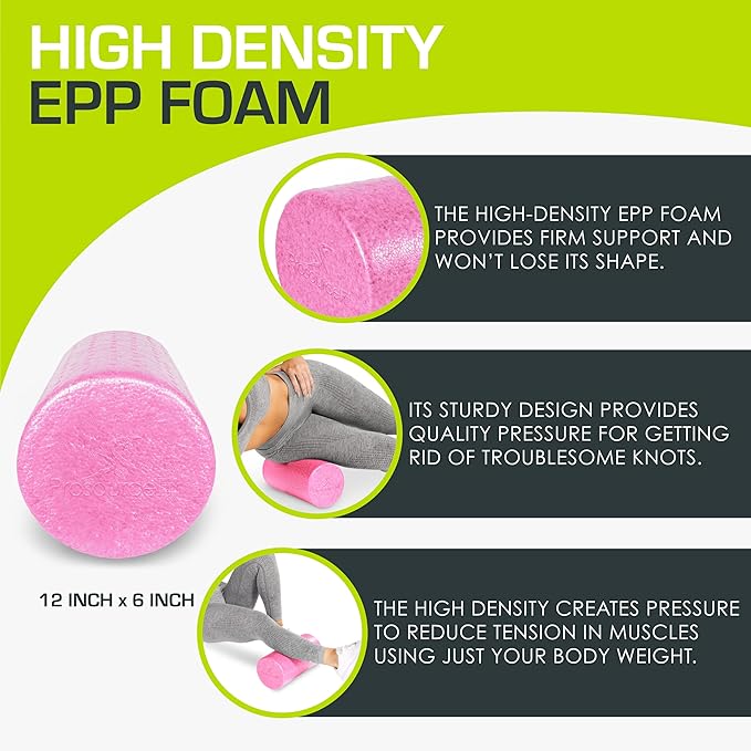 ProsourceFit High Density Foam Rollers 12 - Inches long