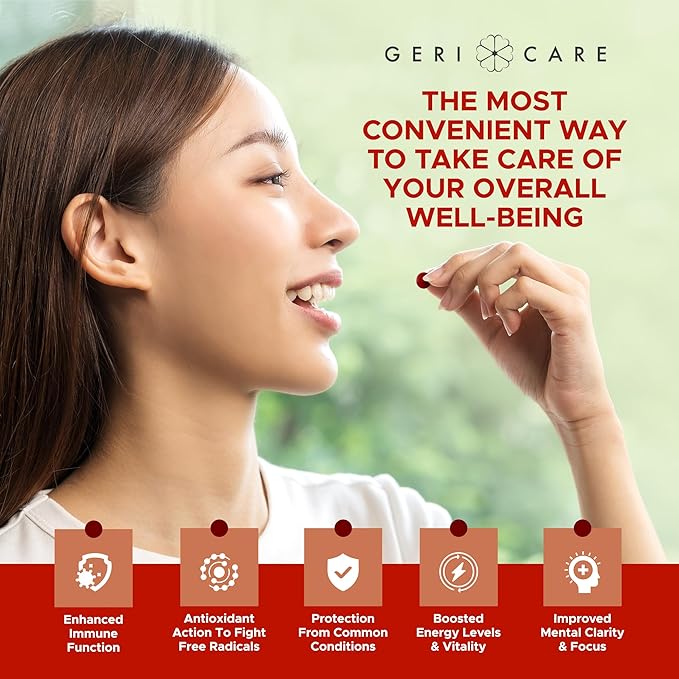 GeriCare One-Daily Multi-Vitamin Tablets Dietary Suplement, 1000 Count (Pack of 1)