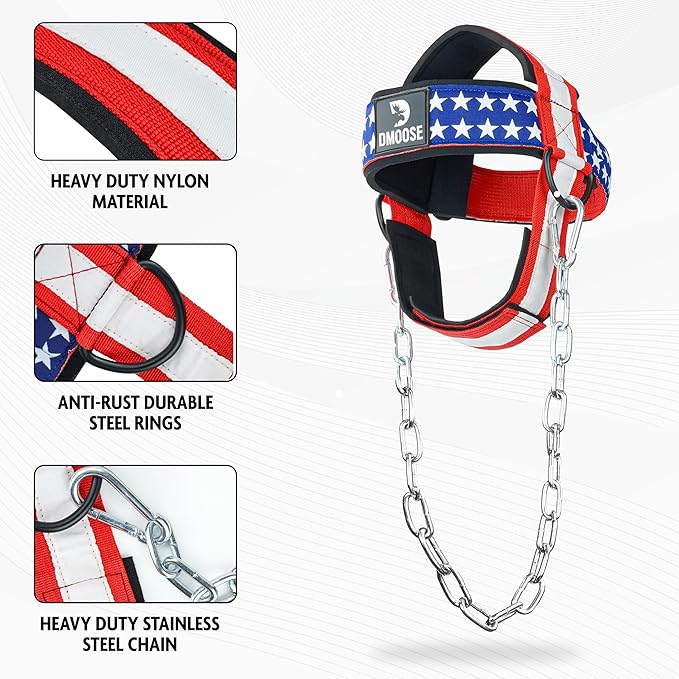DMoose Neck Harness for Weight Lifting - 30"