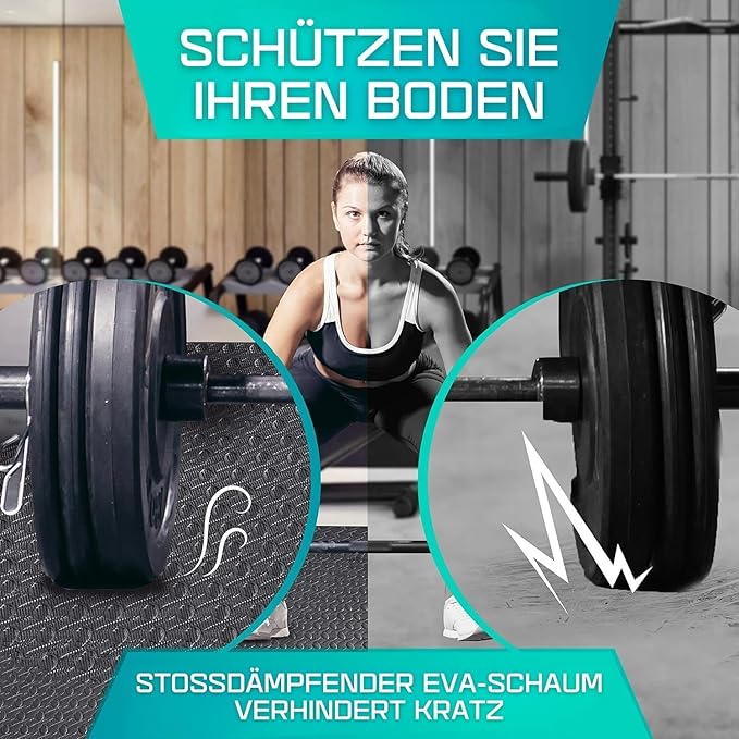 Yes4All 24SQFT-120SQFT Puzzle Exercise Mat for Home Gym