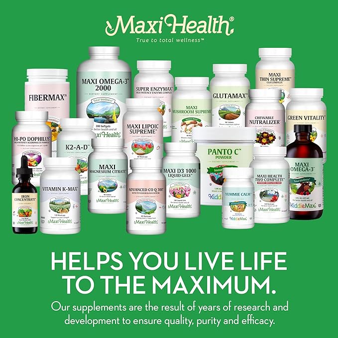Maxi Health Complete Once Daily Vitamins for Men & Women - Multivitamin for Women & Men with Iron Vitamin A B1 B2 B3 B6 B12 C D3 E Zinc (90 Tablets)