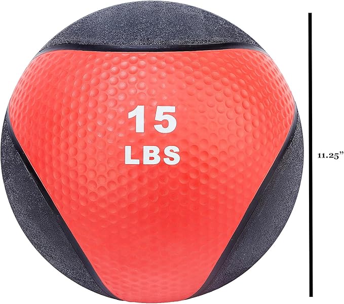 Signature Fitness Workout Exercise Fitness Weighted Medicine Ball