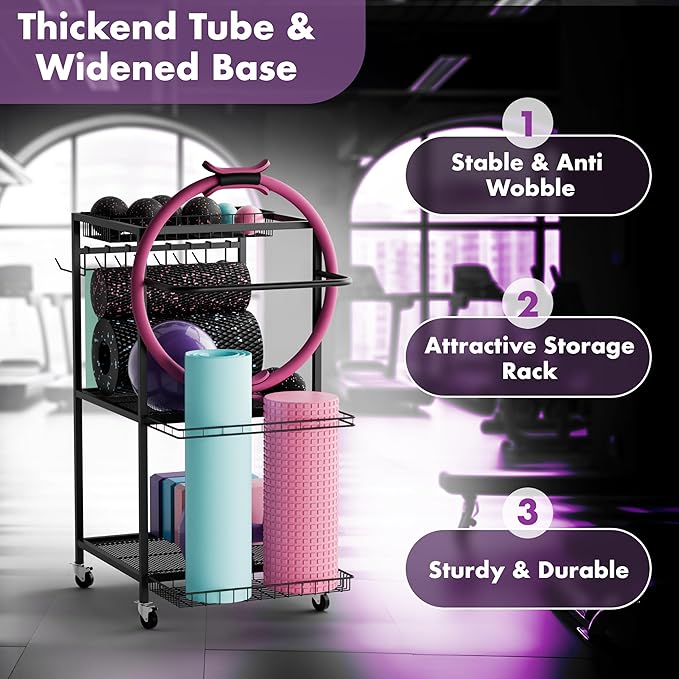 Home Gym Workout Equipment Storage system - Ideal