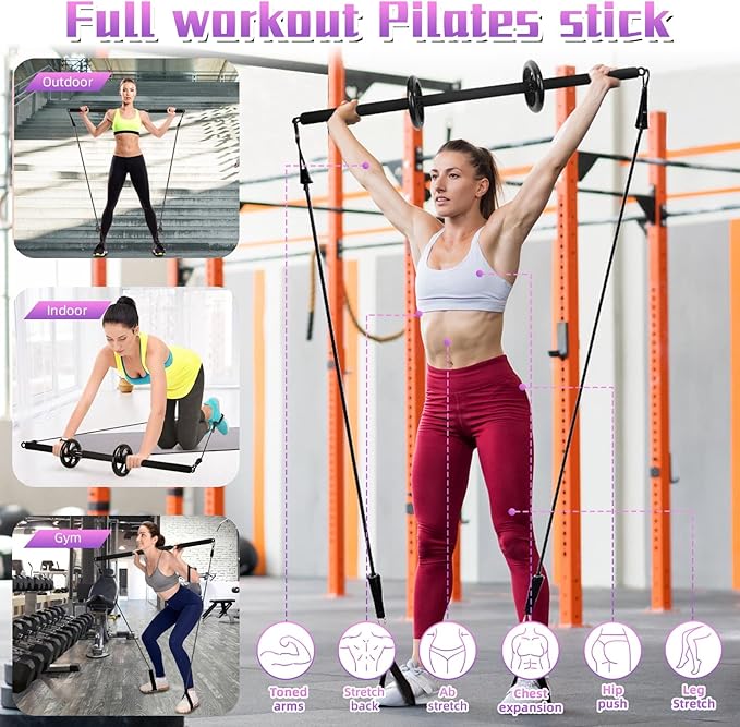 Portable Resistance Band Bar
