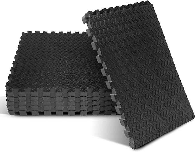Yes4All 24SQFT-120SQFT Puzzle Exercise Mat for Home Gym