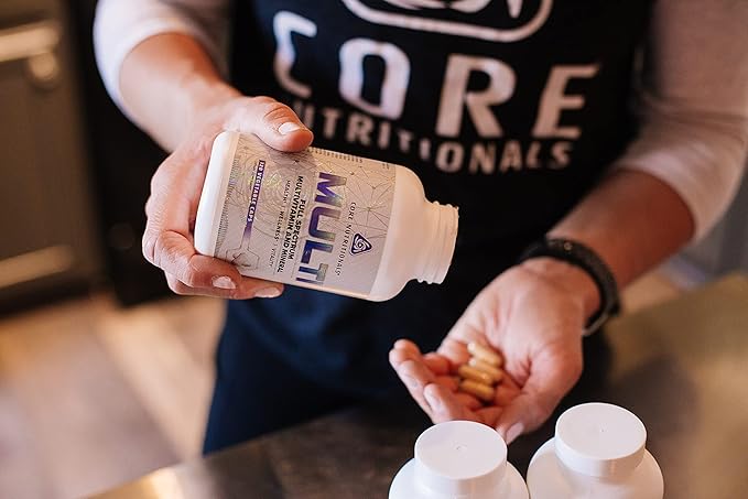 Core Nutritionals Platinum Multi Full Spectrum Multivitamin with Essential Minerals and Antioxidants for Optimum Health 120 caps