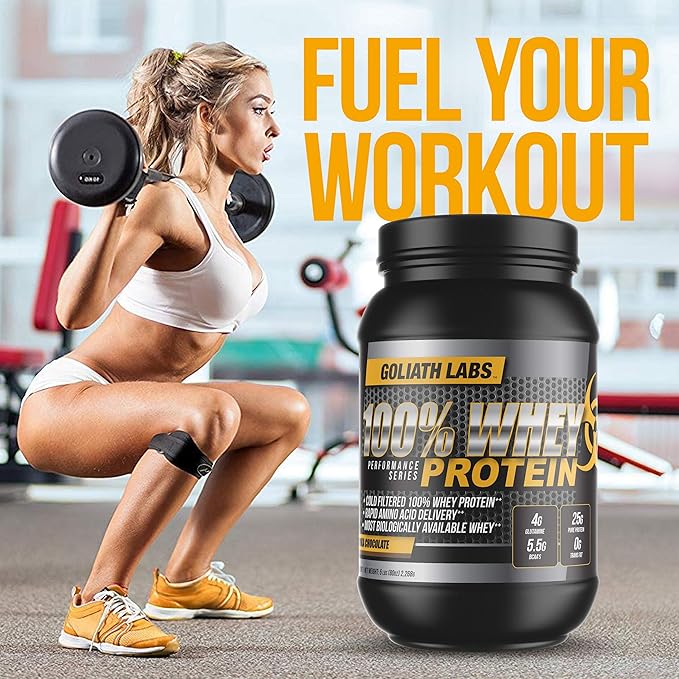 GL 100% Whey Protein, Cold Filtered Whey Protein - Rapid Amino Acid Delivery - Natural Coco for a Rich Chocolate Flavor - Tub Weighs 5 Pounds, Contains 68 Servings