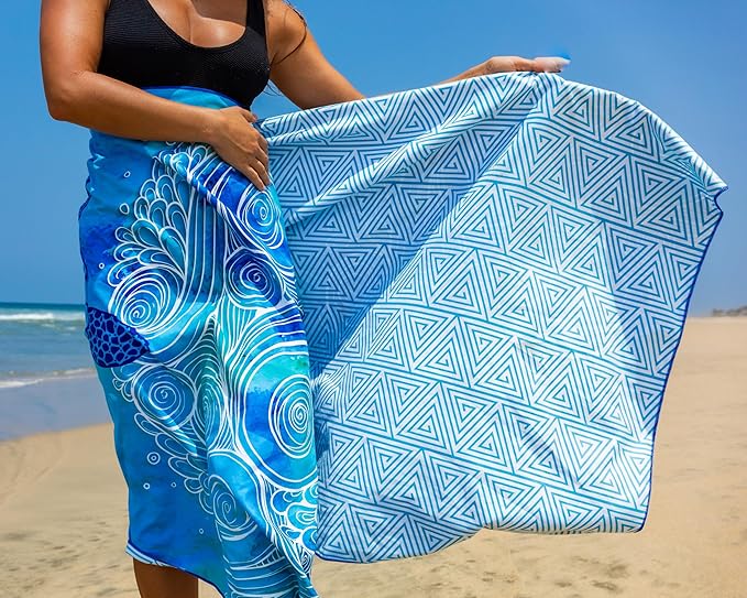 Elite Trend Microfiber Beach Towel - Extra Large 78x35 Inch