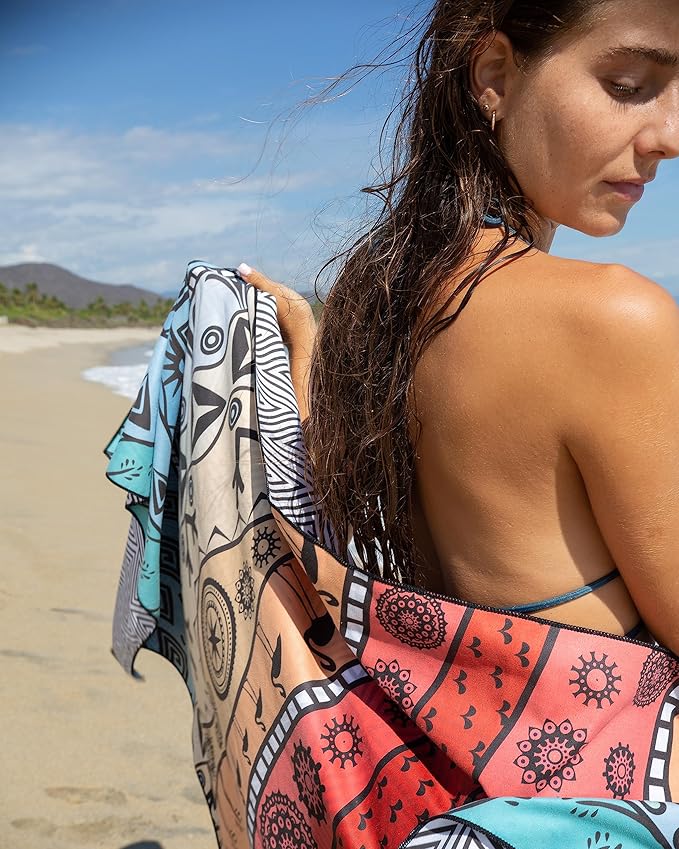 Elite Trend Microfiber Beach Towel - Extra Large 78x35 Inch