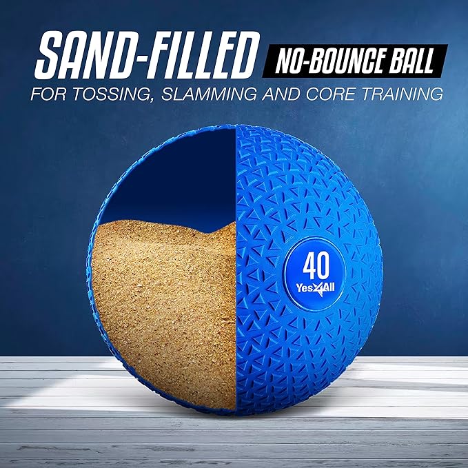 Yes4All Slam Ball 10-40lb Medicine