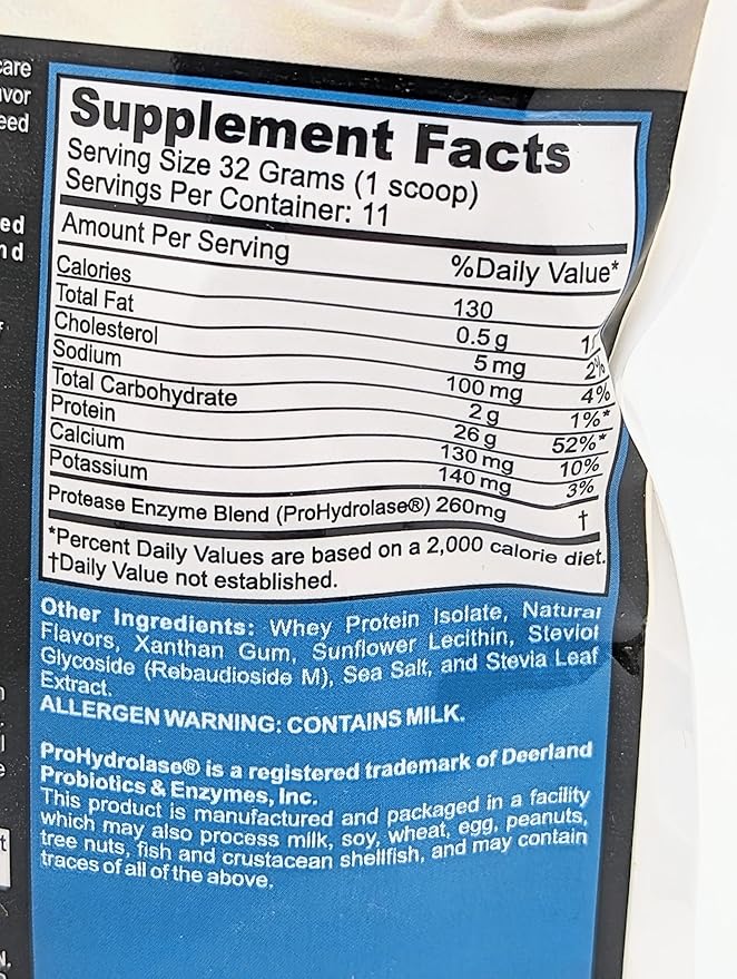 Whey-26 Advanced Whey Protein Powder Natural Vanilla Flavor with Prohydrolase