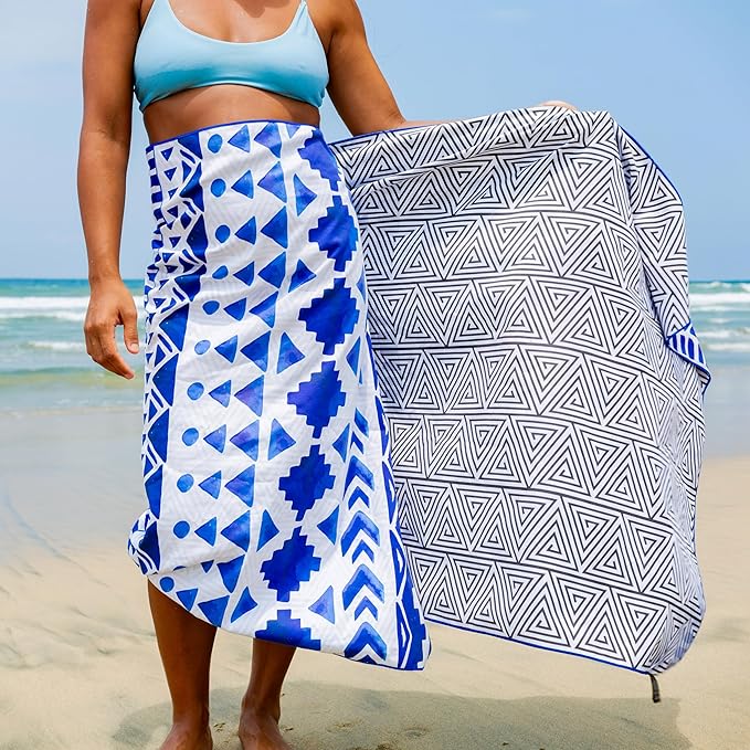Elite Trend Microfiber Beach Towel - Extra Large 78x35 Inch