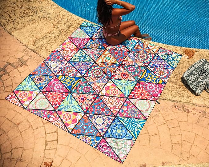 Elite Trend Microfiber Beach Towel - XXL 72x72
