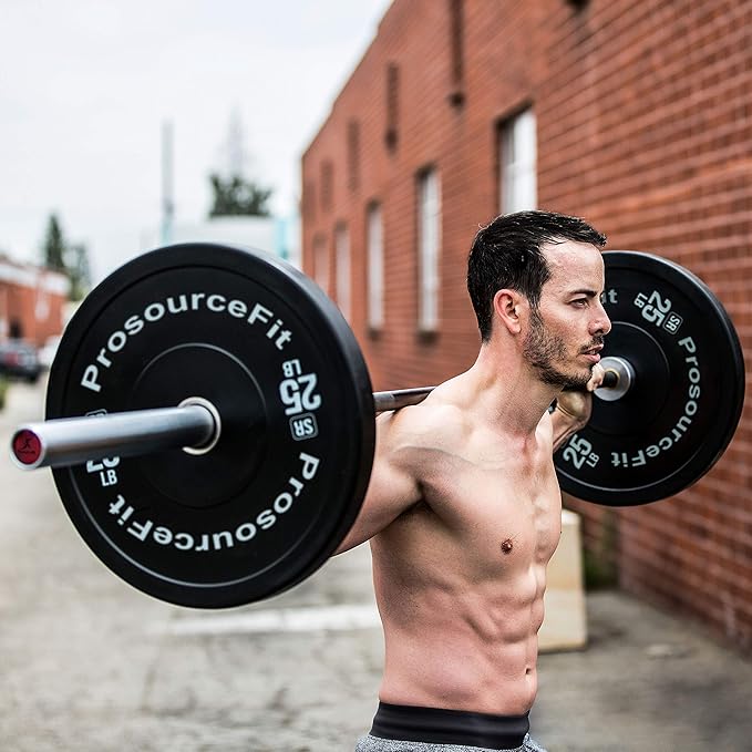 ProsourceFit Solid Rubber Bumper Plates (Sold Individually)