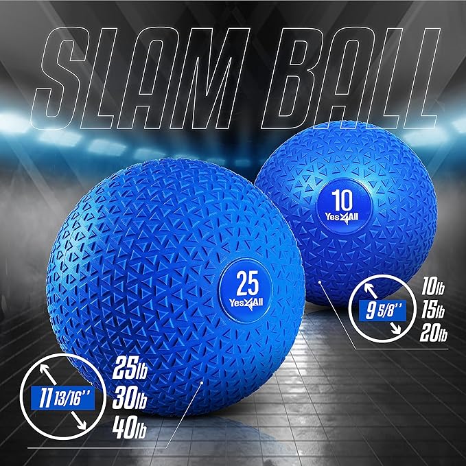 Yes4All Slam Ball 10-40lb Medicine