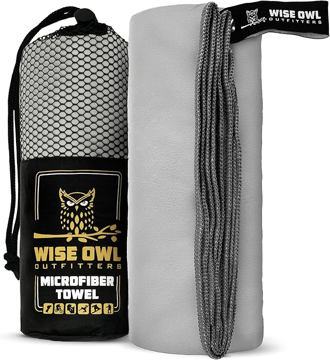 Wise Owl Outfitters Camping Towel - Camping Accessories