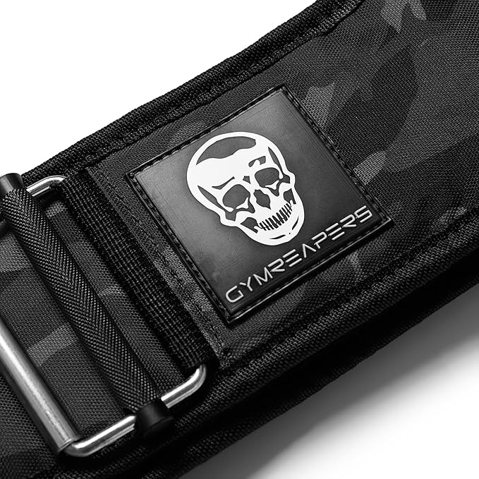 Gymreapers Quick Locking Weightlifting Belt for Bodybuilding 4 Inch