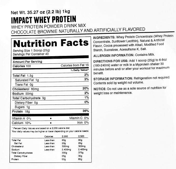 Myprotein® - MYVEGAN Pea Protein Isolate Powder - Natural Plant Based Protein Powder - Gluten Free, Sugar Free, Vegan Fitness Nutrition - Recovery w/Amino Acids - Unflavored, 2.2 Lb (40 Servings)