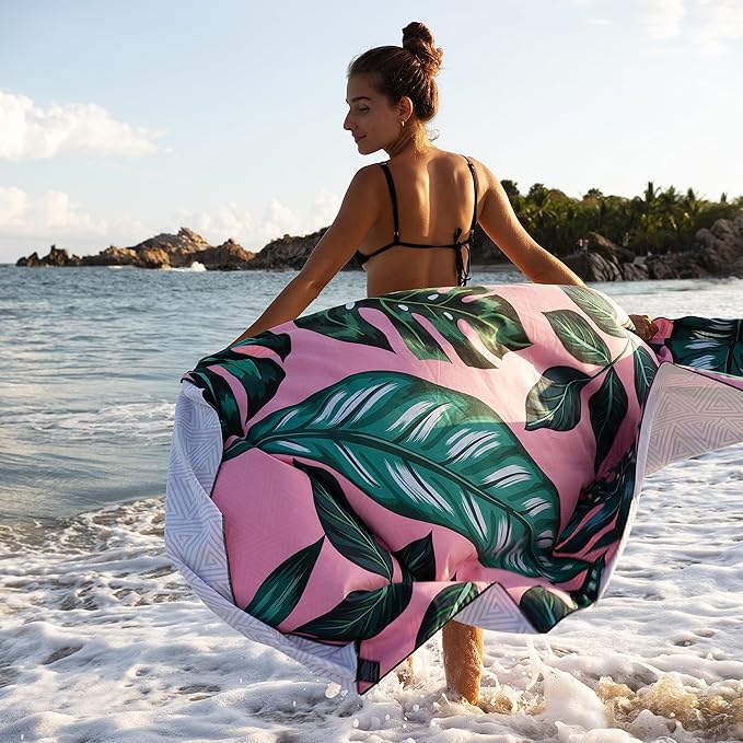 Elite Trend Microfiber Beach Towel - Extra Large 78x35 Inch