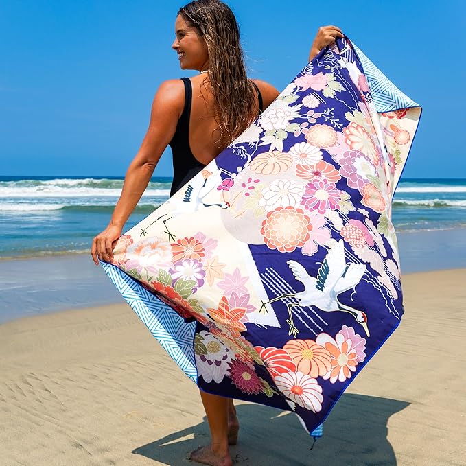 Elite Trend Microfiber Beach Towel - Extra Large 78x35 Inch
