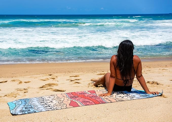 Elite Trend Microfiber Beach Towel - Extra Large 78x35 Inch