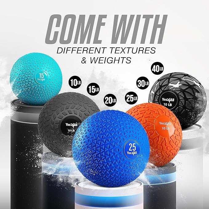 Yes4All Slam Ball 10-40lb Medicine